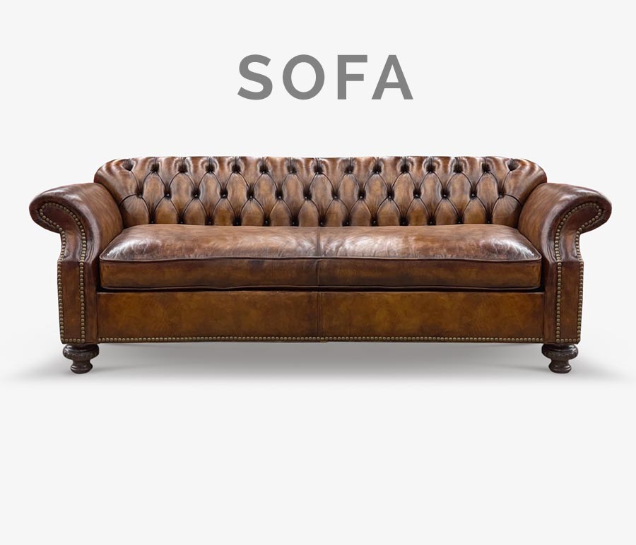 Iron and store oak chesterfield